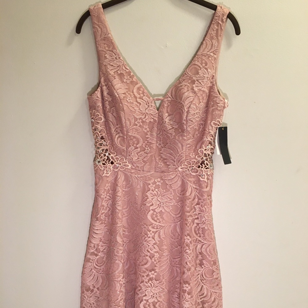 Pink Lace Dress